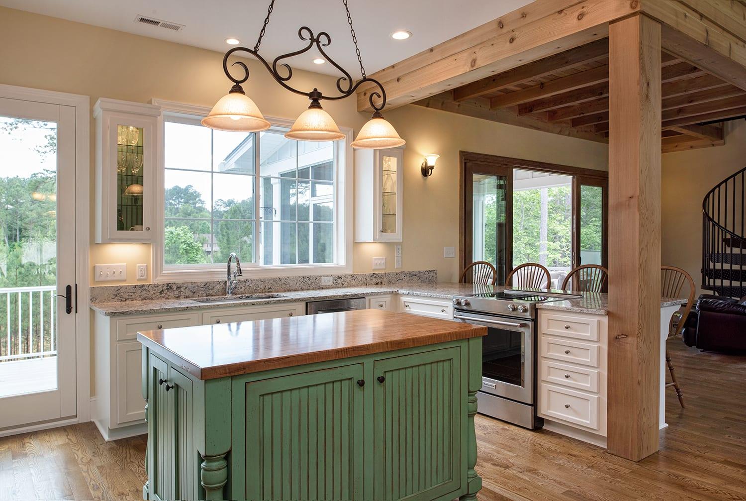 Interior of a JCM remodel showing complete craftsmanship